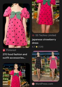 Korean Strawberry Dress🍓