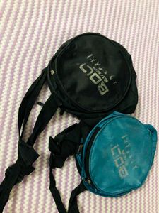 BOLT Gym Bags - Black and Teal