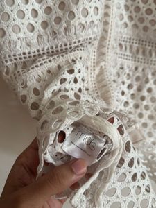 MDS White Lace Top
