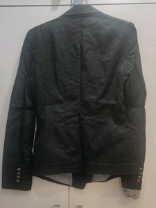 Matt Black Formal Blazer