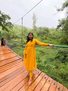 Elegant Yellow Anarkali Kurta