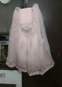 Totally New Lahanga Choli Pink Color