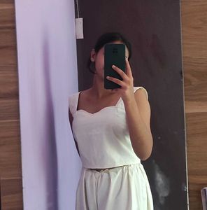 White Crop Top