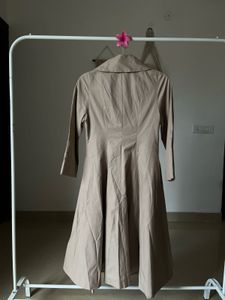 NYMPH Light Beige Maxi Trench Dress