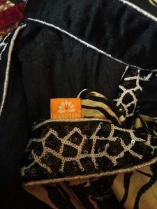 Elegant Printed butter crepe Saree