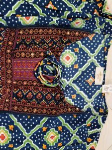 Boho Print Tunic Top