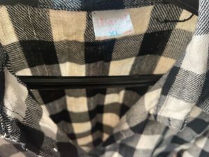 🖤Checkered Crop shirt