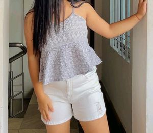 Chickankari Top For Women