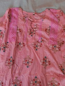 Pink Women Kurti New Without Tag