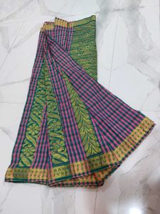Elegant Green Silk Saree