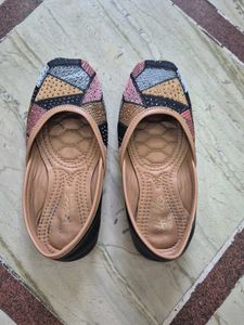 Colorful Embroidered Flats