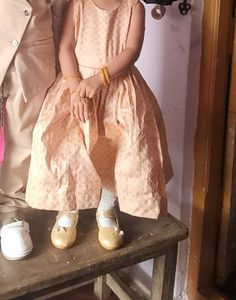 Cute Patterned Girls&#39; Dress