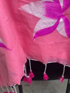 Pink Saree New With Tag
