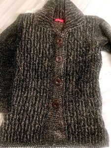 Cozy Knitted Button-Down Cardigan