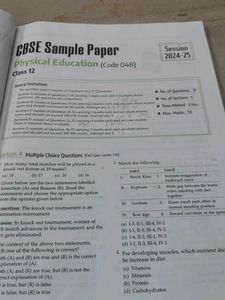 Class12 Sample Question paper p.ed ,BST,Accouts