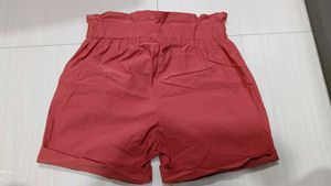 Cute Brick Red Shorts
