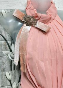 Elegant Pink Maxi Dress