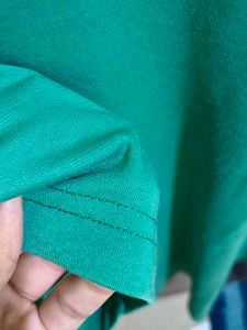 MAX Mint Green Oversized &#34;FEARLESS&#34; T-Shirt Men