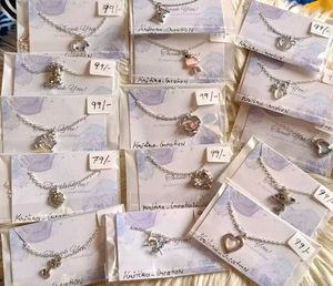 *`•~Silver Charm Necklaces