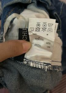 Denim Lace-Up Shorts