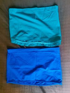 Stylish Teal and blue Tube Top,pack of 2