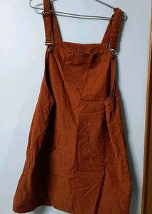 Corduroy Overall Dress