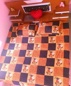 Pure Cotton Double Bedsheet