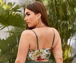 Floral Print Bikini Top