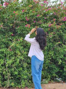 Oversized Button-Down Shirt
