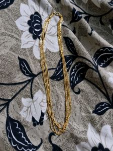 Five Layered Gold Coated Necklace
