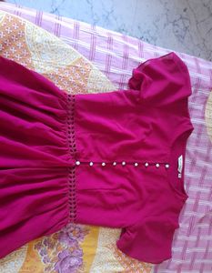 Miss Chase Casual Bell Sleeves Solid Women Top