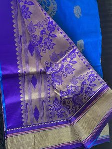 (NEW) Royal Blue Paithani Saree