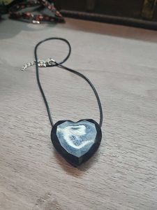 Gothic Dark Academia Heart Pendant Necklace