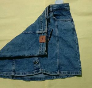 Denim Skirt Size L, Mango. Price Drop!