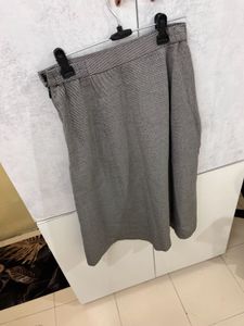 Grey A-Line skirt