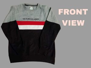 Stylish Color Block Sweatshirt