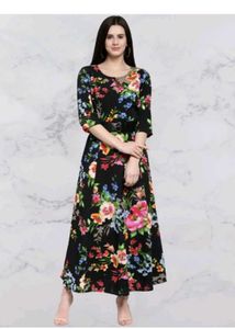 Floral Print Midi Dress