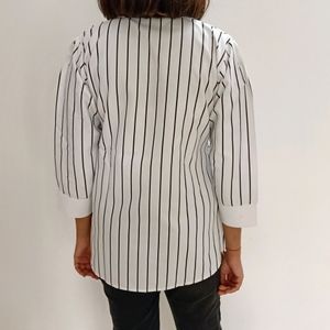 New Striped White Shirt