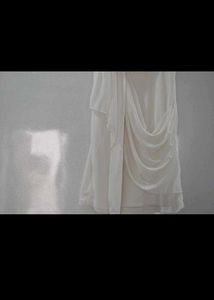 White Strapless Mini Dress