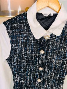 Chic Tweed Mini Dress