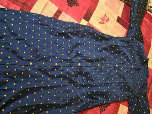 Elegant Navy Blue Kurta