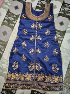 Elegant Blue Embroidered Salwar Suit