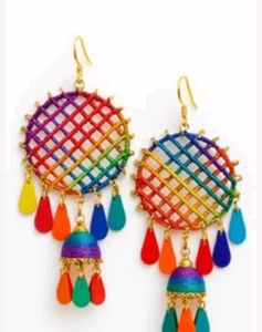 Colorful Jhumka Earrings