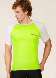 CORWOX Men&#39;s Active Neon Green Sports T-Shirt