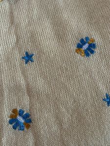 Floral Embroidered Knit Top