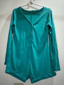 Teal Playsuit Romper