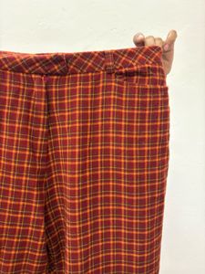Designer Plaid Pants