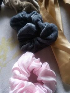 Combo Of 8 Scrunchie Bundle