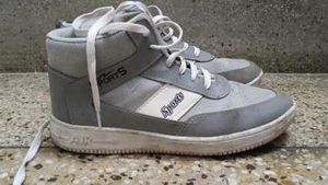 Gray High Top Sneakers