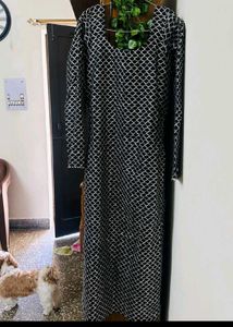 Black Punjabi Patiala Designer Suit Kurti Set